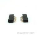 Conector fêmea de passo de 2,0 mm 8P
